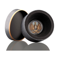 Niue: Mujeres - Alas de Issis coloreadas $5 Plata 2022 Prooflike Alto Relieve