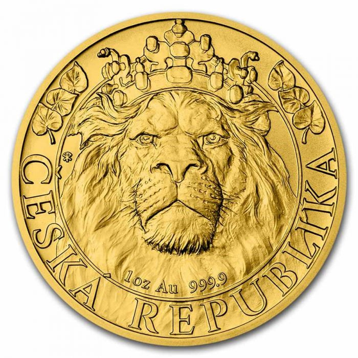Niue: Czech Lion 1 oz Gold 2022