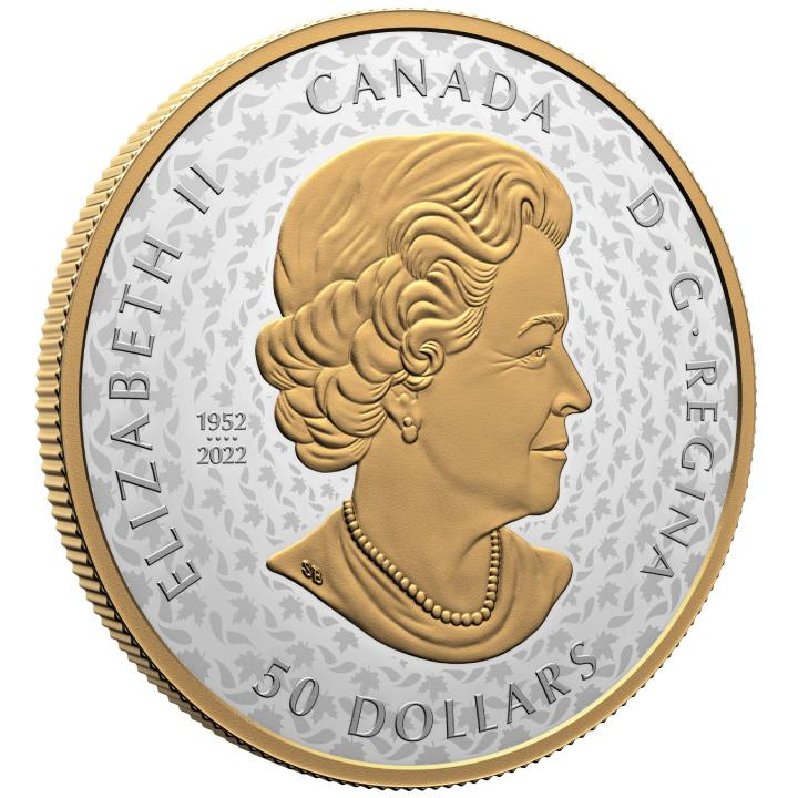 Canada: Peace Dollar pozłacany 5 uncji Srebra 2024 Proof Ultra High Relief Coin