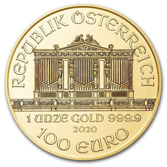 Wiedeński Filharmonik 1 uncja Złota PAKIET 10 SZTUK 2020