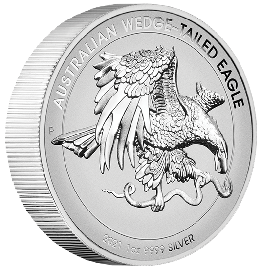 Orzeł Australijski 1 uncja Srebra 2021 Proof High Relief