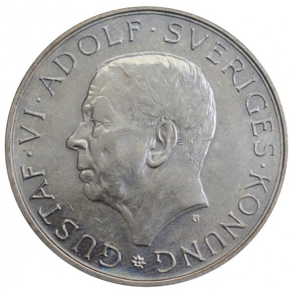 Schweden, 90. Geburtstag von Gustav VI. Adolf 10 Kronen 1972