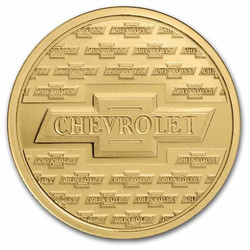 Chevrolet Genuine Parts Logo (1934-1940) 1 oz Gold Certipack