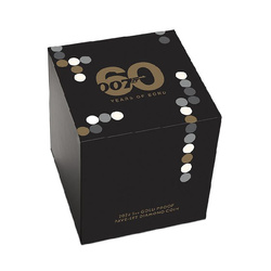 Tuvalu: James Bond 60. výročí filmu 5 uncí zlata 2022 Proof Pavé – Set Diamond