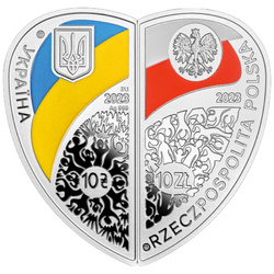 L'amitié et la fraternité sont la plus grande richesse - Ensemble de 2 pièces colorées Argent 2023 Proof