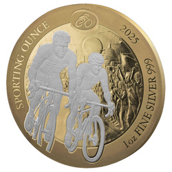 Ruanda: Sporting Ounce - Set de 3 monedas 1 oz Plata 2025