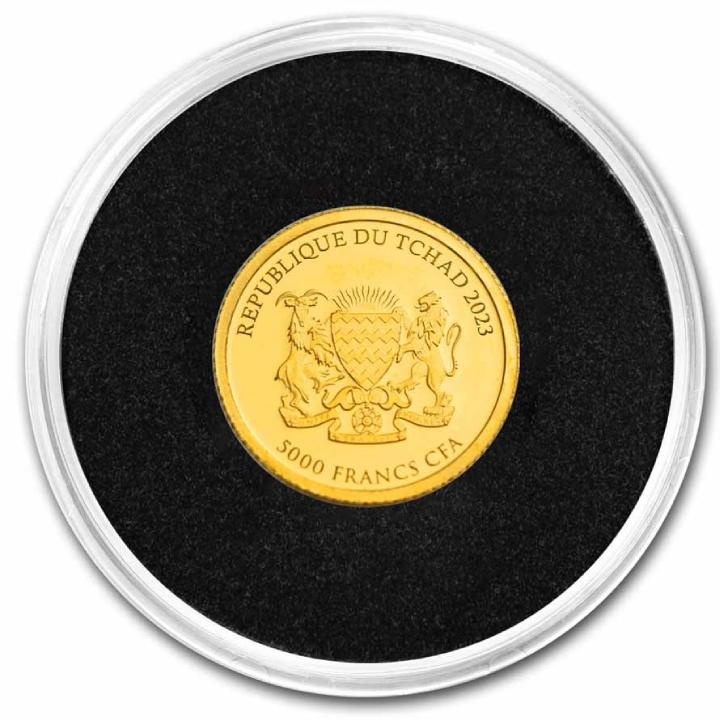 Ciad: Panda rosso 0,5 grammi d'oro 2023