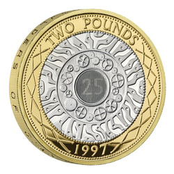 25 Years of the £2 Anniversary Silver 2022 Gilded Proof