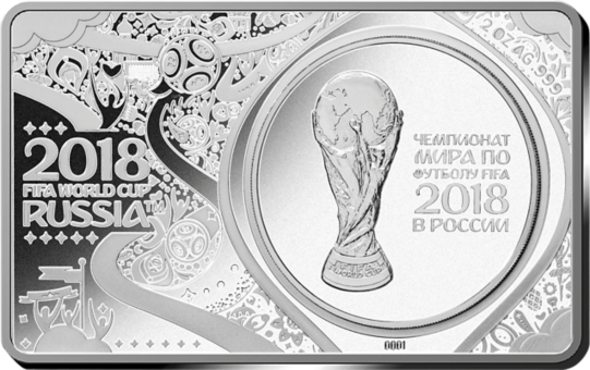 Zestaw FIFA World Cup 3 Uncje Srebra 2018