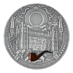 Niue : Sherlock Holmes - Le Signe des quatre 5 $ 2 onces d’argent 2024