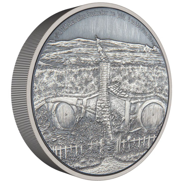 Niue: Fiabe - Cappuccetto Rosso colorato $1 Argento 2022 Moneta antica ad alto rilievo