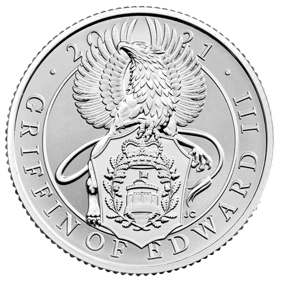 Le bestie della regina: set di 10 monete da 1/4 di oncia d'argento 2021 Proof