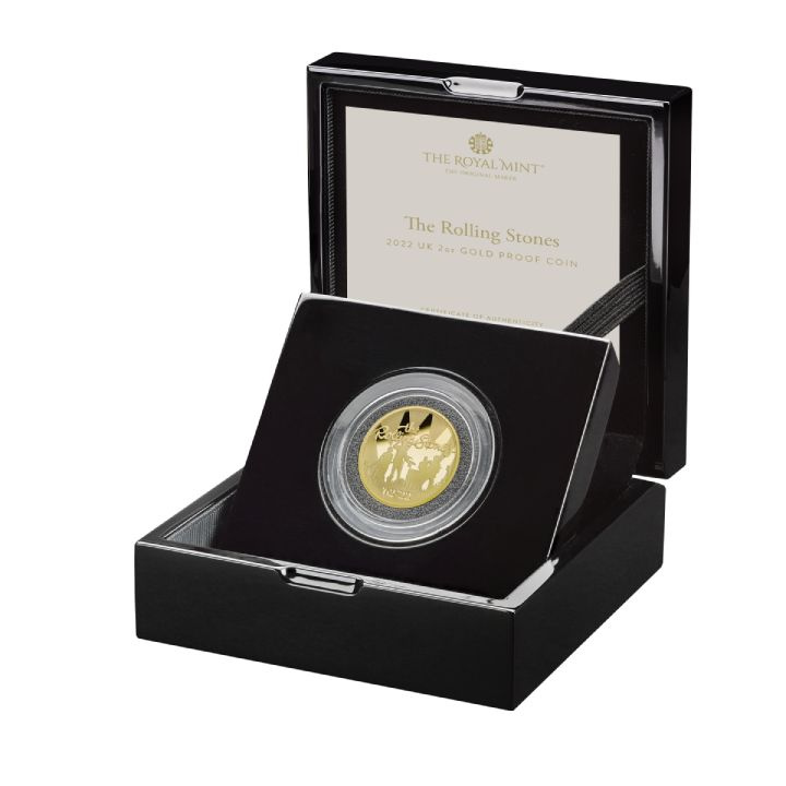 The Rolling Stones 2 oz Oro 2022 Proof