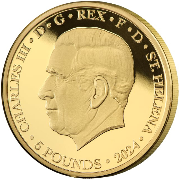 St Helena: Faerie Queene - Redcrosse & The Dragon 1 oz Gold 2024 Proof Coin