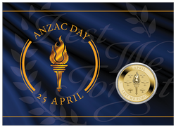 Día de Anzac 13,5 gramos Aluminio Bronce 2021
