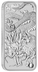 Dragón Moneda Lingote 1 oz Plata 2022