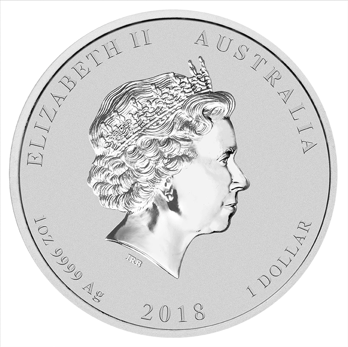 Lunar II: Jahr des Hund 1 oz Silber 2018