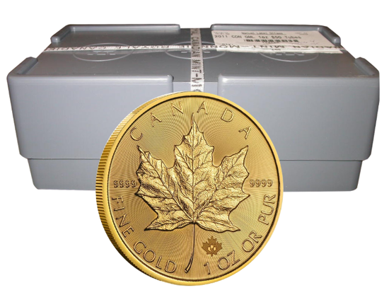 Masterbox para monedas de oro 1 onza Hoja de Arce