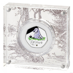 Winnie the Pooh - Eeyore Colorized Silver 2022 Proof