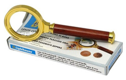 Small Magnifier with handle Rosewood 5x