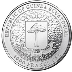 Equatorial Guinea: Giraffe 1 uncja Srebra 2023