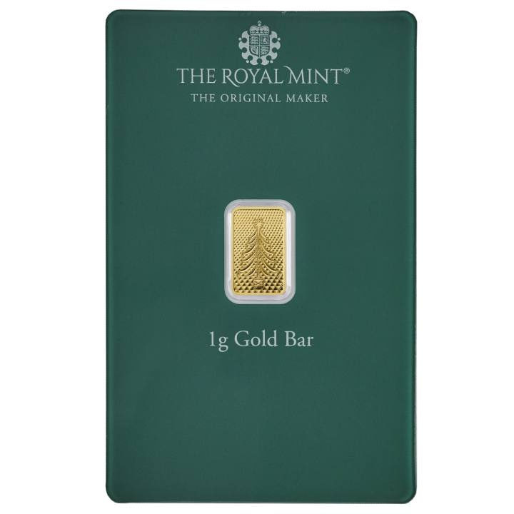 1 gram Gold Bar Christmas Tree 