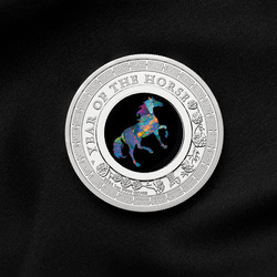 Perth Mint: Lunar III – A Ló Éve 1 uncia Ezüst 2026 Proof Opal