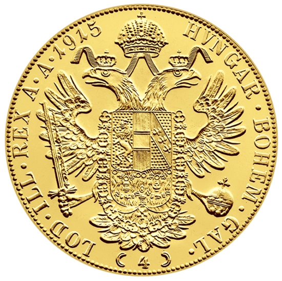 Gold Austrian 4 Ducat 1915  (Brand New)