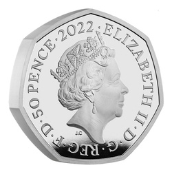 BBC 100 Aniversario Plata 2022 Proof Piedfort Coin