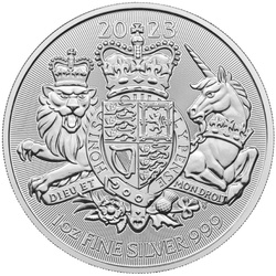 A Tudor-dinasztia királyi állatai: Clarence bikája 10 uncia ezüst 2023 Proof