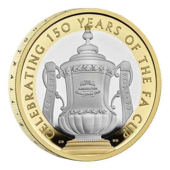 A 150-a Aniversare a Cupei FA 2 £ Argint 2022 Proof