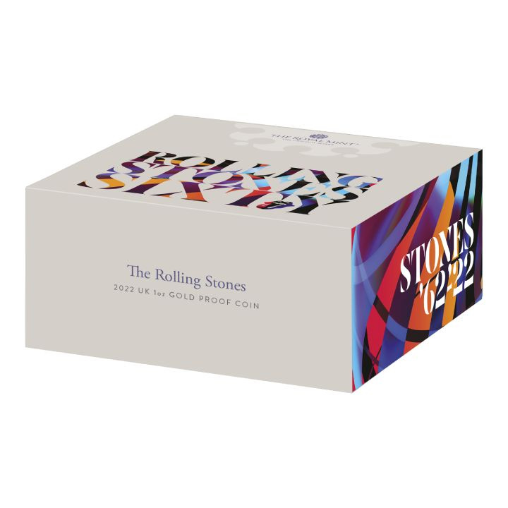 The Rolling Stones 1 oz Oro 2022 Proof