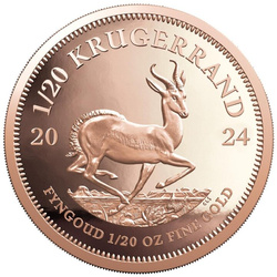 5 darabos arany Krugerrand érme szett 2024 Proof