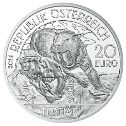 Život na Zemi: třetihor 20 euro 2014 Proof