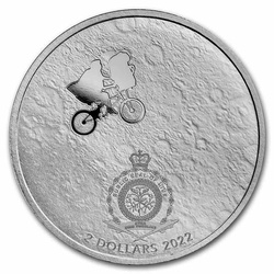 Niue: E.T. coloured - 40th Anniversary 1 oz Silber 2022 UV Glow Poof (Metal packaging)