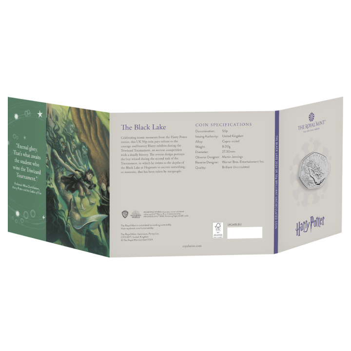 Harry Potter: Black Lake 50p rame-nichel 2024