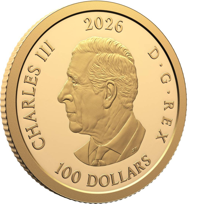 Canada 100° anniversario della Royal Canadian Legion 100 CAD oro Proof 2026