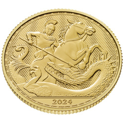 St George and the Dragon 1/4 uncji Złota 2024