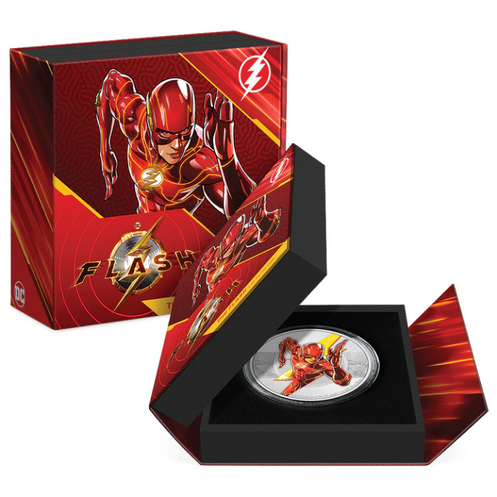 Niue: DC Comics - The Flash colored 1 oz Silver 2023 Proof