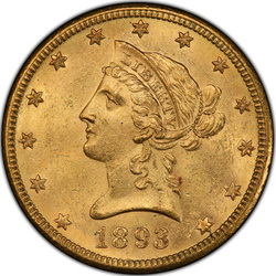Liberty Head $10 Gold 1893