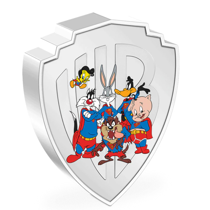Niue: Looney Tunes Mashups - Superman coloured 2 oz Silver 2023 Proof