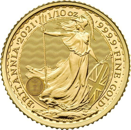Britannia 1/10 uncji Złota 2021