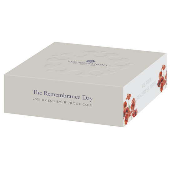 The Remembrance Day colorato Argento 2021 Proof