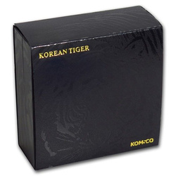 Tigre coreano 1/2 oncia d'oro 2017