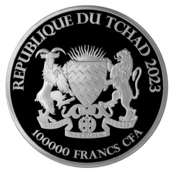 Czad: Bull & Bear 1000 g Srebra 2023