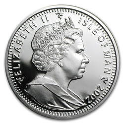 Isle of man Seria koty: Kot bengalski 1 Uncja Srebra 2002 Proof