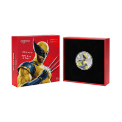 Silbermedaille Wolverine koloriert 1 Unze Silber 2026 Matte Proof