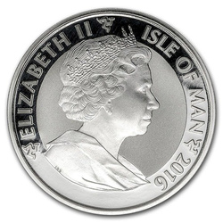 Isle of Man Engel 1 oz Silber 2016 Reverse Proof