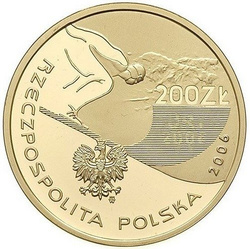 XX. téli olimpiai játékok Torinóban 13,95 gramm arany 2006 Proof