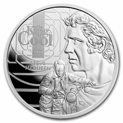 Samoa: Steve McQueen - The King of Cool 1 oz Silver 2021